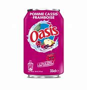 Pack de 24 canettes  Oasis pomme cassis framboise , 33 cl